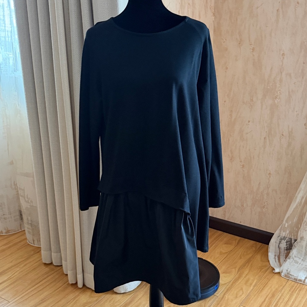 Chic Black Long Sleeve Dress
